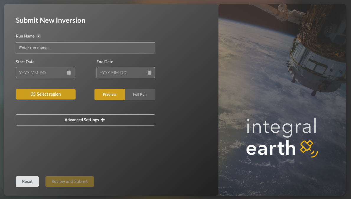 integral earth form